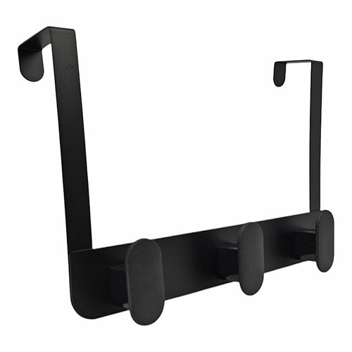 ΚΡΕΜΑΣΤΡΑ ΠΟΡΤΑΣ 3 ΘΕΣΕΩΝ ΜΕΤΑΛΛΙΚΗ ΣΕ ΜΑΥΡΟ MAT ΧΡΩΜΑ 30x3x20εκ. ANKOR