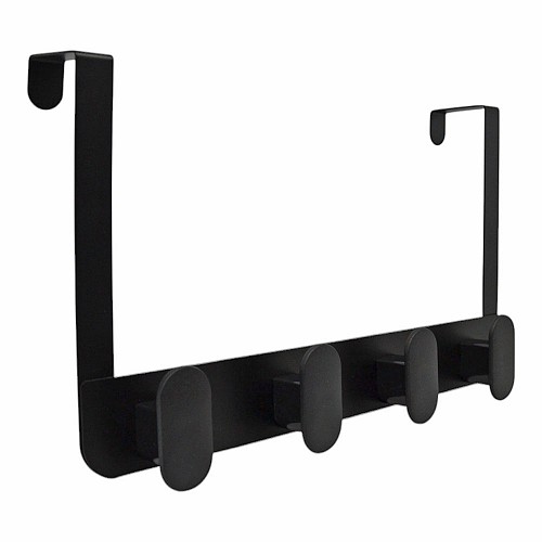 ΚΡΕΜΑΣΤΡΑ ΠΟΡΤΑΣ 4 ΘΕΣΕΩΝ ΜΕΤΑΛΛΙΚΗ ΣΕ ΜΑΥΡΟ MAT ΧΡΩΜΑ 35x3x20εκ. ANKOR