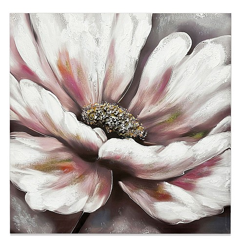 ΠΙΝΑΚΑΣ ΕΛΑΙΟΓΡΑΦΙΑ ΣΕ ΤΥΠΩΜΕΝΟ ΚΑΜΒΑ ΜΕ ΣΧΕΔΙΟ ΛΟΥΛΟΥΔΙ 60x60εκ. ANKOR