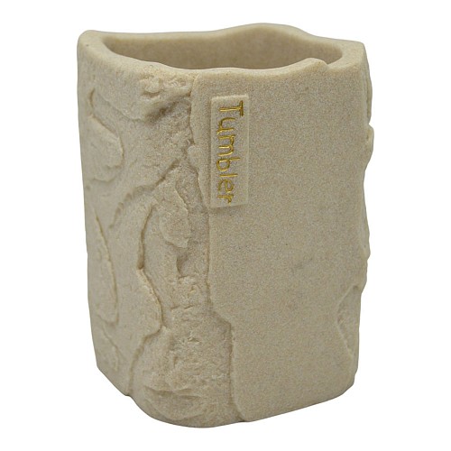 ΠΟΤΗΡΟΘΗΚΗ ΠΟΛΥΕΣΤΕΡΙΚΗ ΜΠΕΖ ΜΕ ΟΨΗ ΠΕΤΡΑΣ 7,7x7,7x10,8εκ.ANKOR  846634