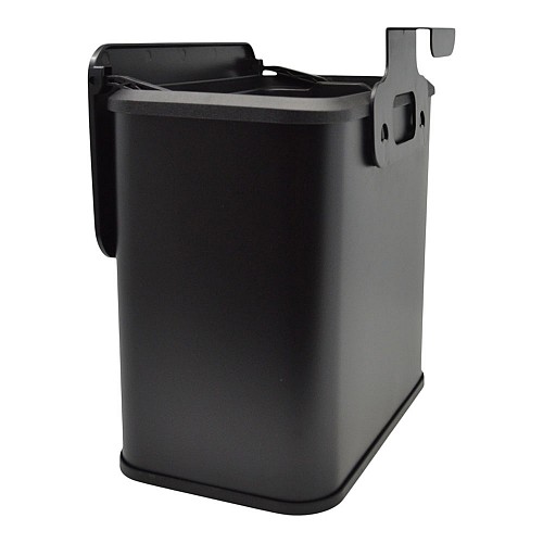ΚΑΔΟΣ ΑΠΟΡΡΙΜΑΤΩΝ 5lt ΙNOX ΣΕ ΜΑΥΡΟ ΧΡΩΜΑ ΜΕ ΓΑΝΤΖΟ ΓΙΑ  ΝΤΟΥΛΑΠΙ 25x15,1x24,7εκ. ANKOR