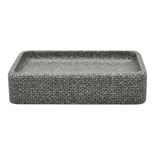 ΣΑΠΟΥΝΟΘΗΚΗ ΠΟΛΥΕΣΤΕΡΙΚΗ ΓΚΡΙ ΜΕ ΣΑΓΡΕ ΥΦΗ 11,8x8x2,7εκ.ANKOR