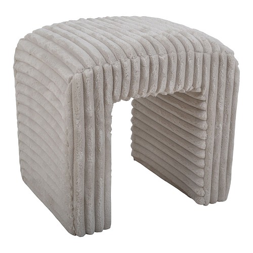 ΣΚΑΜΠΟ ΒΕΛΟΥΔΙΝΟ ΣΕ ΜΠΕΖ ΧΡΩΜΑ 43x35x41εκ. ANKOR  851843