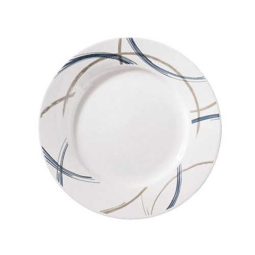 ΠΙΑΤΟ ΦΡΟΥΤΟΥ ΠΟΡΣΕΛΑΝΙΝΟ ΜΠΛΕ ΡΑΦ ΚΑΙ ΜΠΕΖ ΚΑΜΠΥΛΕΣ ΓΡΑΜΜΕΣ 19εκ. ANKOR