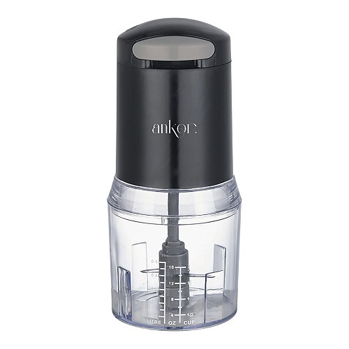 ΠΟΛΥΚΟΦΤΗΣ ANKOR ΜΕ ΔΙΠΛΗ ΛΕΠΙΔΑ 260W ΔΟΧΕΙΟ 500ml ΜΑΥΡΟ ΧΡΩΜΑ ANKOR