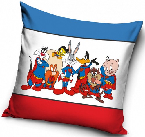 The Looney Tunes Super Hero Pillowcase 40x40 cm