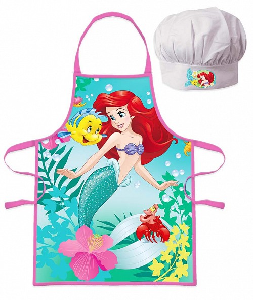 Disney Princess Curious  Ariel Children's Apron 2-piece Set