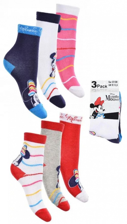 Disney Minnie  kids socks 23-34
