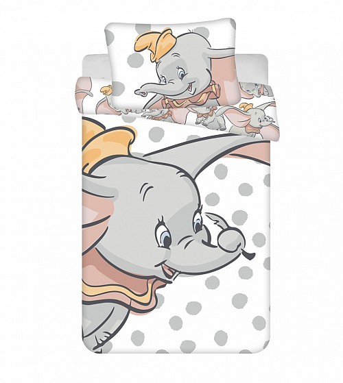 Disney Dumbo Dots children's bedding set 100×135cm, 40×60 cm