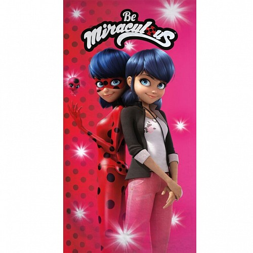 Miraculous Ladybug Secret Identity bath towel, beach towel 70x140cm (Fast Dry)