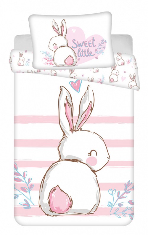 Rabbit Sweet children's bedding set 100x135 cm, 40x60 cm