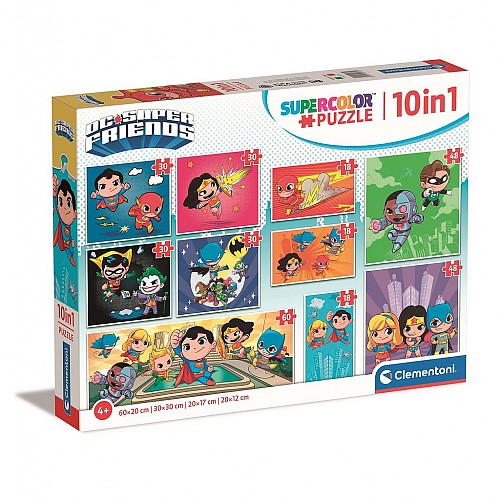 Jusice League Idols DC Super Hero 10 in 1 puzzle Clementoni CMC20272