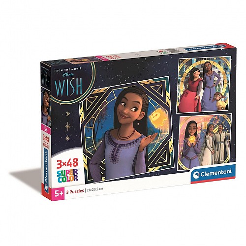 Disney Wish Mystic 3x48 pcs puzzle Clementoni  CMC25310