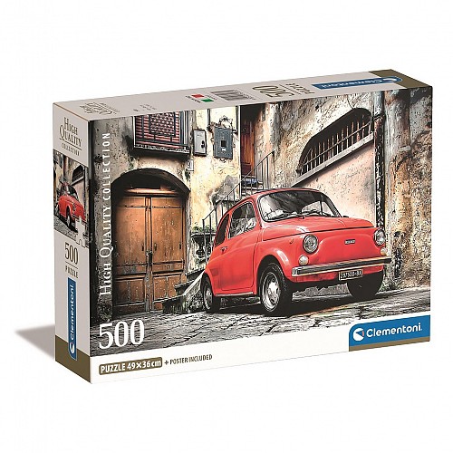 Autó Cinquecento 500 db-os puzzle Clementoni CMC35537