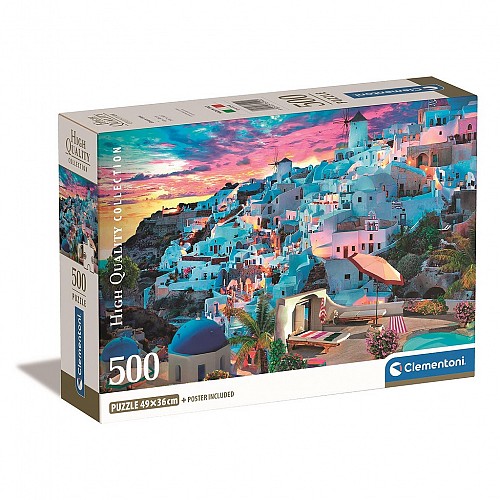 Cities View Greece 500 pieces Jigsaw Puzzle Clementoni CMC35540