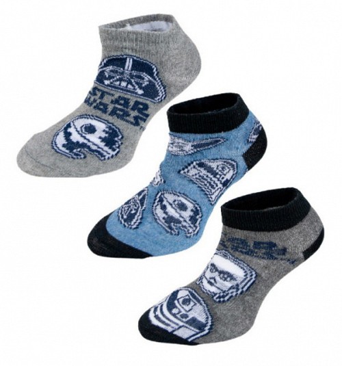 Star Wars Battle Blue children's invisible socks 23/26