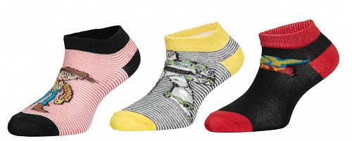 Disney Toy Story children's no-show socks 31/34