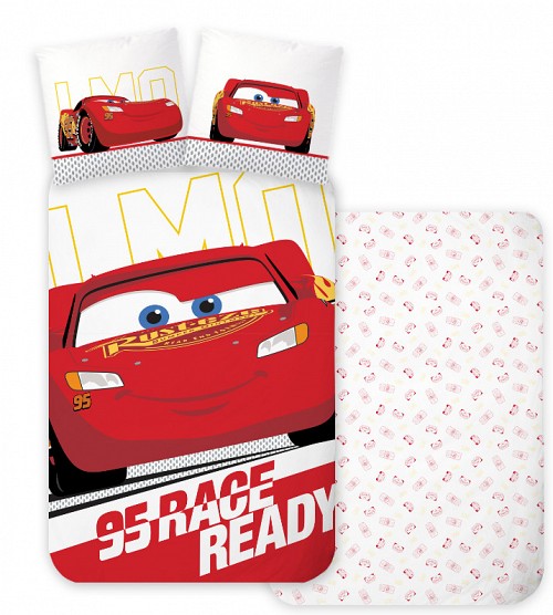 Disney Cars Ready children's bedding set 100×135 cm, 40×60 cm