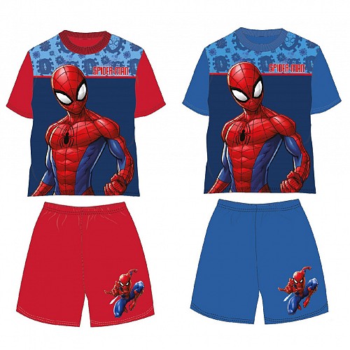 Spiderman Web children's short pajamas 3-8 years