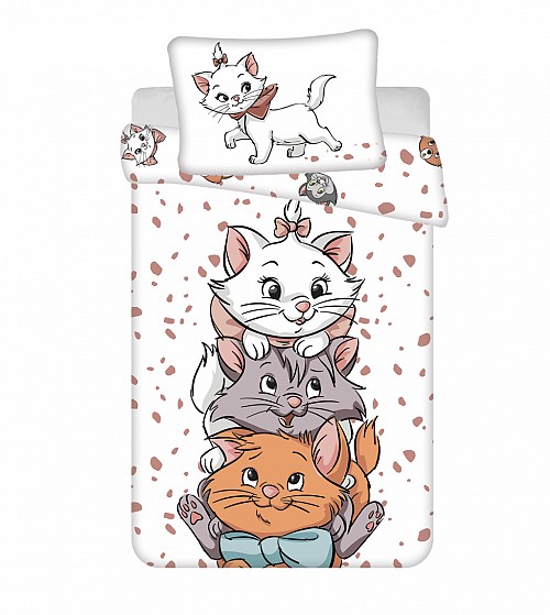 Disney Marie Friends children's bedding cover 100x135 cm, 40x60 cm