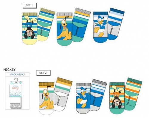 Disney Mickey  baby socks 0-12 months