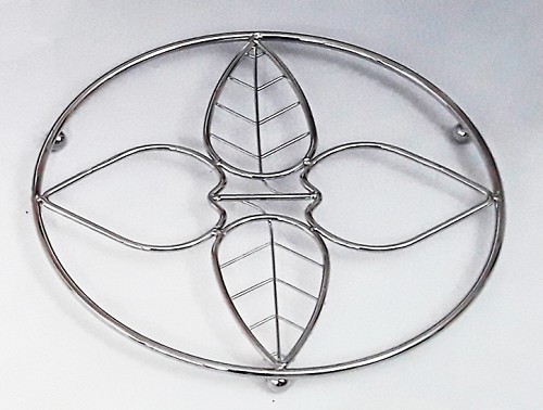 Σουπλά Κατσαρόλας Μεταλλικό Chrome