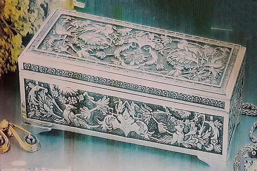 Μπιζουτιέρα επάργυρη ορθογώνια 8532