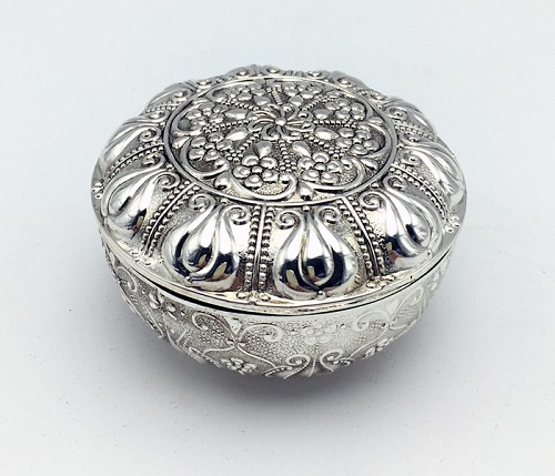 Μπιζουτιέρα Επάργυρη Στρογγυλή 104HQ22748