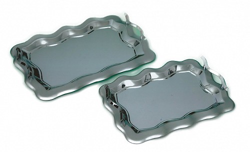 Σετ 2 Δίσκων χρωμίου