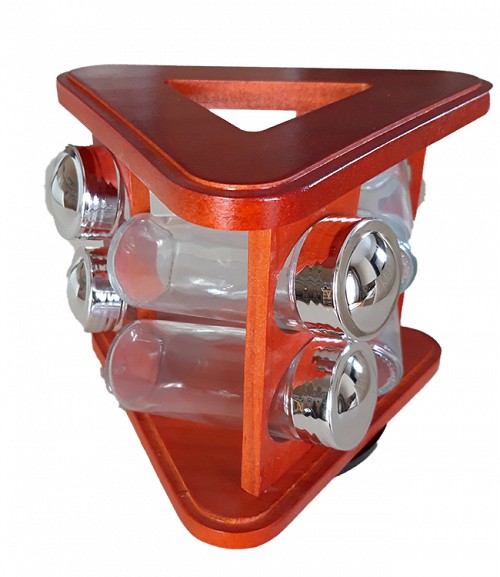 Θήκη Για Μπαχαρικά Με Περιστρεφόμενη Βάση 6τεμ