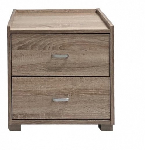 VELCO Pro Systems Κομοδίνο Σφένδαμος με 2 Συρτάρια 43x40x43εκ | Μοντέρνο & Πρακτικό Έπιπλο  65-35594-29