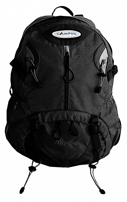 CAMPUS ΣΑΚΙΔΙΟ ΠΛΑΤΗΣ ACTIVE 25 Lt. ΜΑΥΡΟ 810-6111-14