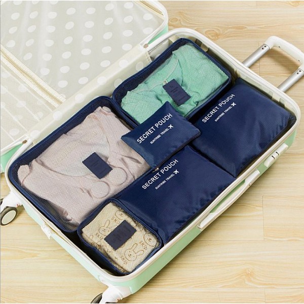 Θήκη Οργάνωσης Σετ 6τμχ Navy Blue 42277827
