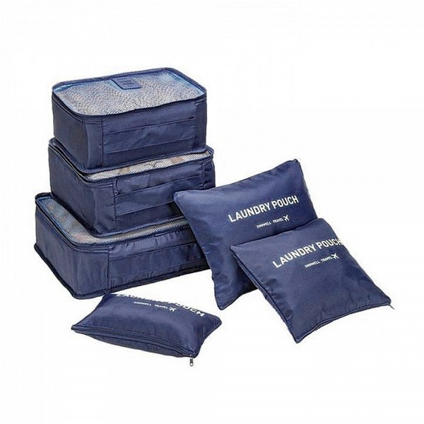 Θήκη Οργάνωσης Σετ 6τμχ Navy Blue 42277827
