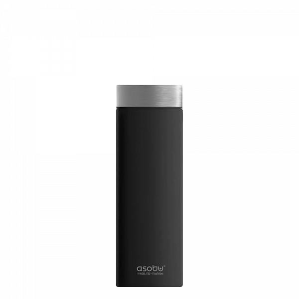 Asobu Le Batton Black Sm Θερμός Μπουκάλι 500ml Ανοξείδωτο