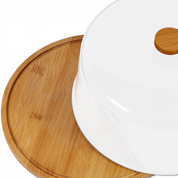 ΤΟΥΡΤΙΕΡΑ ΜΠΑΜΠΟΥ ΜΕ ΑΣΠΡΟ ΠΛΑΣΤΙΚΟ ΚΑΠΑΚΙ 27,5x15εκ.ANKOR