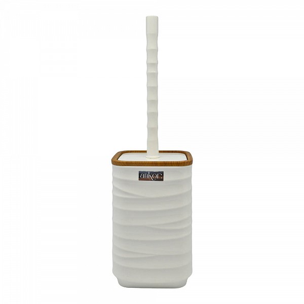 ΠΙΓΚΑΛ ΒΟΥΡΤΣΑΚΙ ΠΛΑΣΤΙΚΟ ΑΣΠΡΟ LUNA ΜΕ ΕΦΕ ΞΥΛΟΥ ΣΤΟ ΚΑΠΑΚΙ 10,5x10,5x16,5εκ. ANKOR