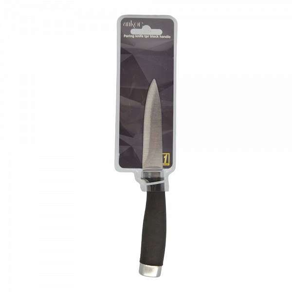 ΜΑΧΑΙΡΙ ΓΕΝΙΚΗΣ ΧΡΗΣΗΣ ΜΕ INOX ΛΕΠΙΔΑ ΚΑΙ ΜΑΥΡΗ ΛΑΒΗ 19,5εκ.ANKOR