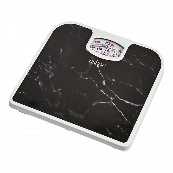 ΖΥΓΑΡΙΑ ΜΠΑΝΙΟΥ ΜΗΧΑΝΙΚΗ ΜΑΥΡΟ ΜΑΡΜΑΡΟ 26,5x24x4 εκ.ANKOR