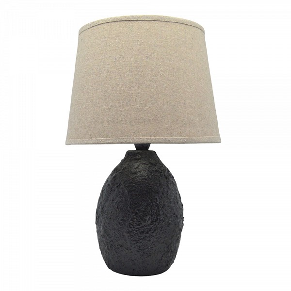 ΠΟΡΤΑΤΙΦ ΚΕΡΑΜΙΚΟ ΜΑΥΡΟ ΕΦΕ ΠΕΤΡΑΣ ΜΕ ΜΠΕΖ ΚΑΠΕΛΟ 22x8,5x33εκ. Ε14/ΜΑΧ 40W ANKOR