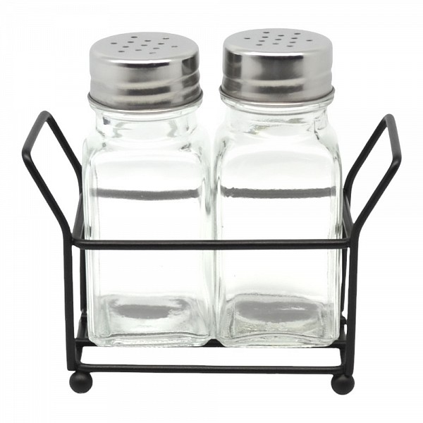 ΣΕΤ 2 ΒΑΖΑ ΜΠΑΧΑΡΙΚΩΝ ΜΕ ΜΕΤΑΛΛΙΚΗ ΜΑΥΡΗ ΒΑΣΗ 11,5x5x11,3εκ. ANKOR