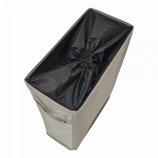 ΚΑΛΑΘΙ ΑΠΛΥΤΩΝ ΥΦΑΣΜΑΤΙΝΟ ΣΕ ΜΠΕΖ ΧΡΩΜΑ ΜΕ ΡΟΔΑΚΙΑ 40L ANKOR