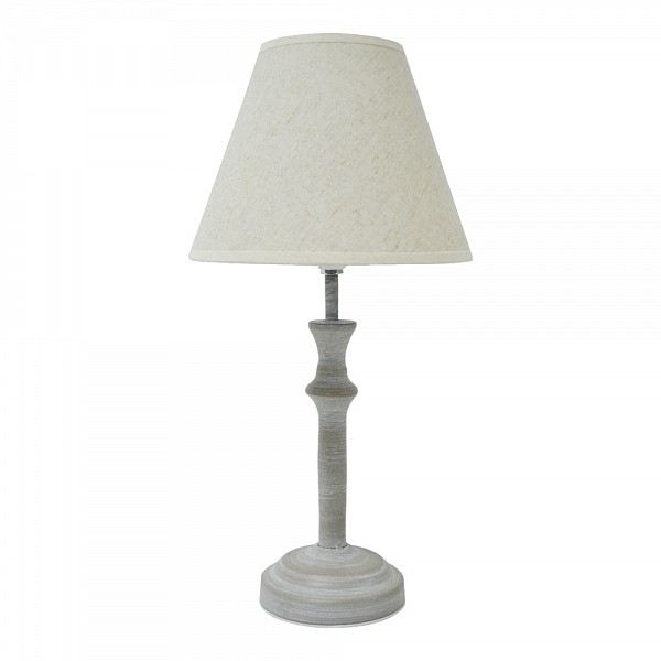 ΦΩΤΙΣΤΙΚΟ ΕΠΙΤΡΑΠΕΖΙΟ ΓΚΡΙ ΑΝΤΙΚΕ ΜΕ ΜΠΕΖ ΚΑΠΕΛΟ 19x19x37εκ.ANKOR