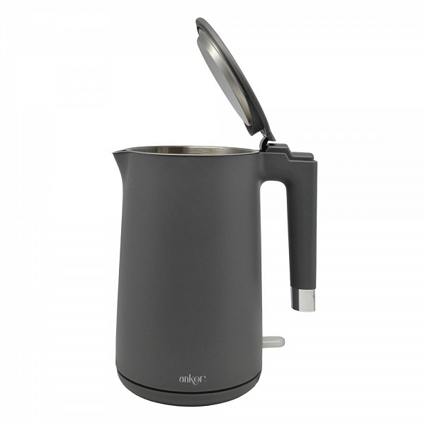 ΒΡΑΣΤΗΡΑΣ ANKOR 1,7lt 2200W ΓΚΡΙ ΜΑΤ