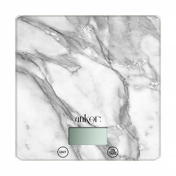 ΖΥΓΑΡΙΑ ΗΛΕΚΤΡΟΝΙΚΗ ΤΕΤΡΑΓΩΝΗ 15kg ΓΥΑΛΙΝΗ ΜΑΡΜΑΡΟ 21x21x2 εκ. ANKOR 847952