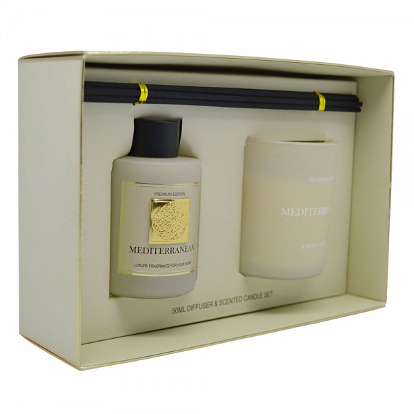 ΣΕΤ ΑΡΩΜΑΤΙΚΟΥ ΧΩΡΟΥ 50ml ΚΑΙ ΚΕΡΙΟΥ MEDITERRANEAN ANKOR   849673