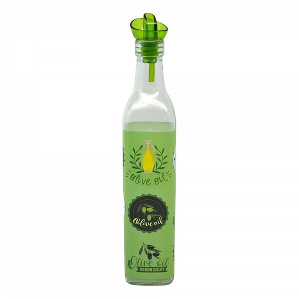 ΣΕΤ 6 ΓΥΑΛΙΝΑ ΜΠΟΥΚΑΛΙΑ ΛΑΔΙΟΥ 0,5lt  ΜΕ ΣΤΟΜΙΟ ΡΟΗΣ ANKOR  838455