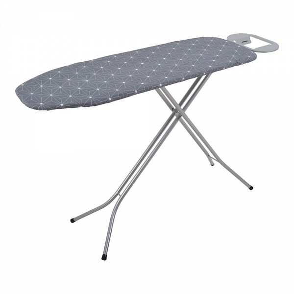 ΣΙΔΕΡΩΣΤΡΑ 38x120εκ ΓΚΡΙ ΜΑΤ 100% ΒΑΜΒΑΚΕΡΟ ΚΑΛΥΜΜΑ ΥΨΟΣ 60-92εκ. ANKOR