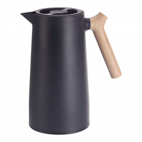 ΚΑΝΑΤΑ ΘΕΡΜΟΣ 1lt ΜΑΥΡΟ ΧΡΩΜΑ ΚΑΙ ΛΑΒΗ ΟΨΗ ΞΥΛΟΥ 12,5x24εκ. ANKOR  850839