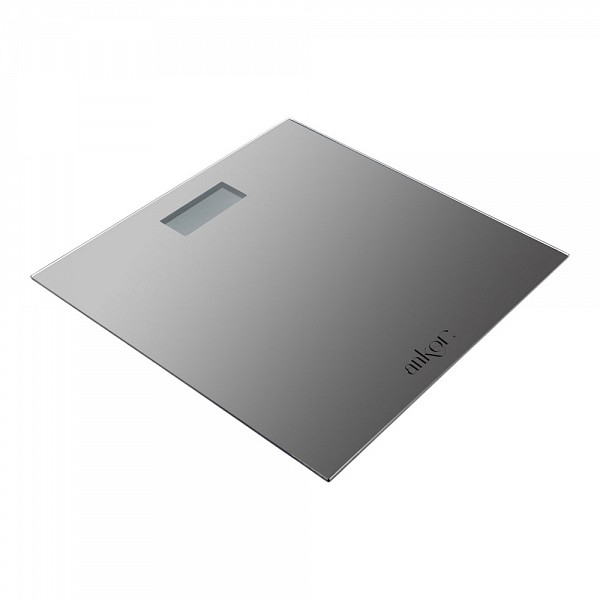 ΗΛΕΚΤΡΟΝΙΚΗ ΖΥΓΑΡΙΑ ΜΠΑΝΙΟΥ ΨΗΦΙΑΚΗ ΓΥΑΛΙΝΗ ΓΚΡΙ ΝΤΕΓΚΡΑΝΤΕ 30x30x2,5 εκ.ANKOR  851874